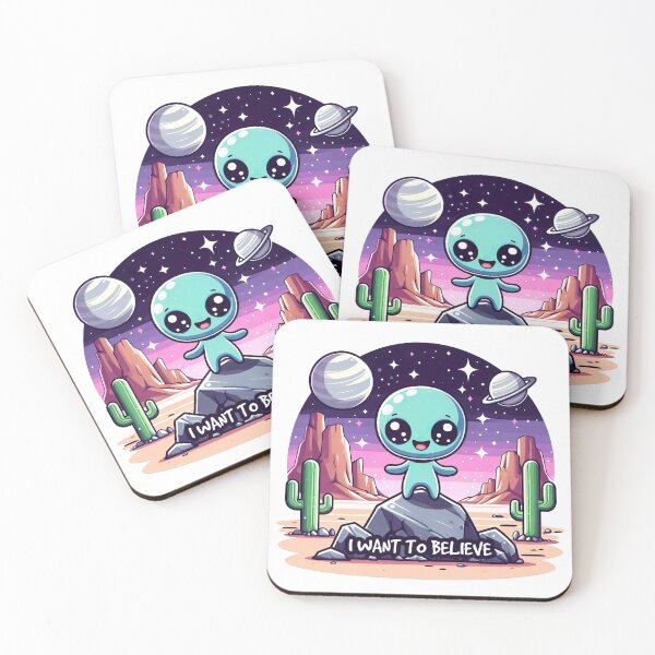 Item preview, Cute Alien - I Want to Believe designed and sold by Ederson D'Mind.