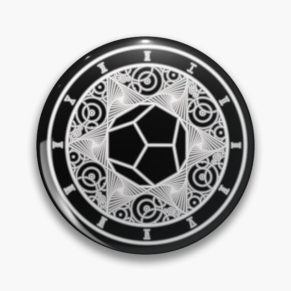Item preview, White and Black Time and Gravity Spell Circle designed and sold by ScholarlyRaven.