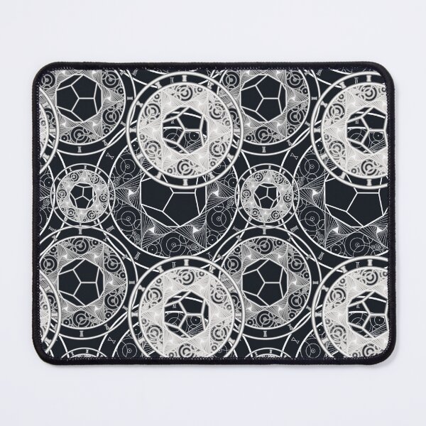 Item preview, White and Black Time and Gravity Spell Circle designed and sold by ScholarlyRaven.