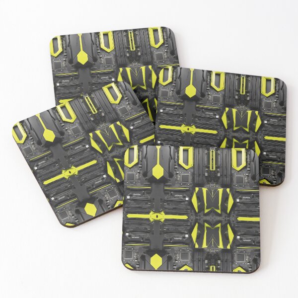 Item preview, Cybernetics - Black and Yellow - 08 designed and sold by Mystic-Images.