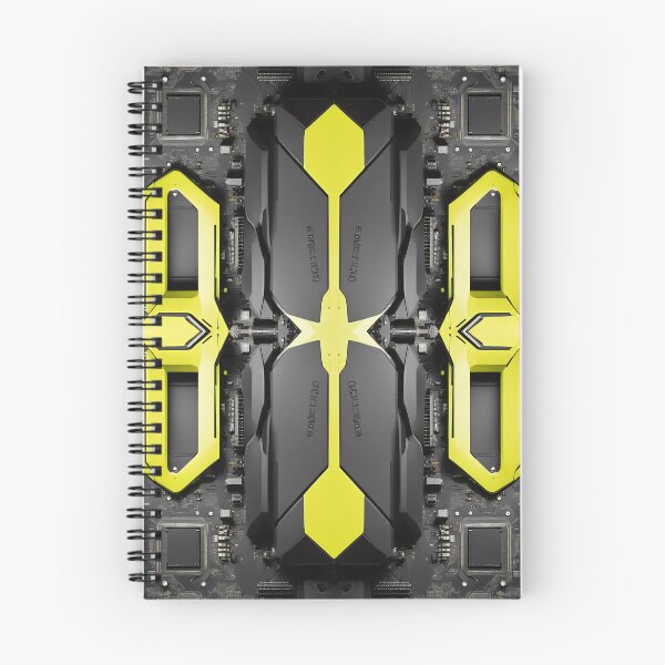 Item preview, Cybernetics - Black and Yellow - 08 designed and sold by Mystic-Images.