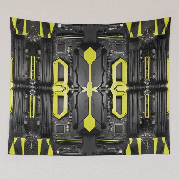 Item preview, Cybernetics - Black and Yellow - 08 designed and sold by Mystic-Images.