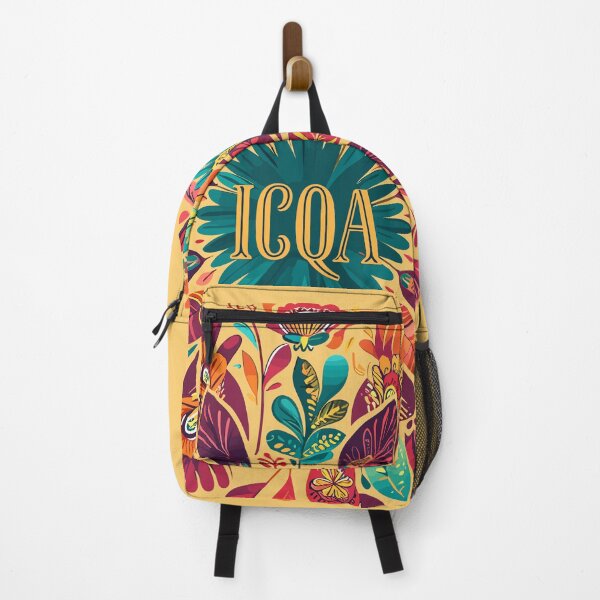 Item preview, Colorful ICQA Floral Pattern designed and sold by SweetClicks123.