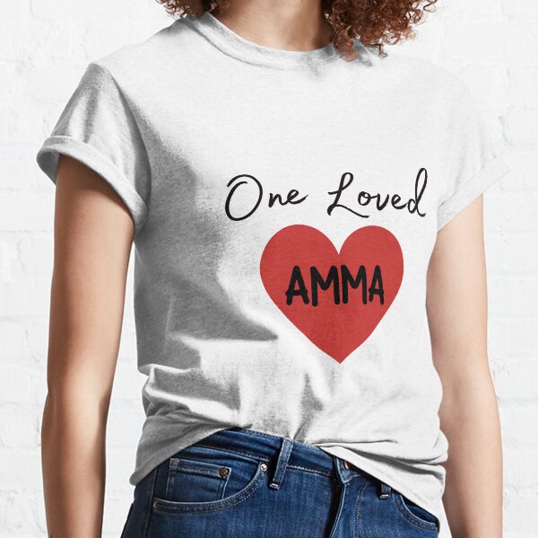 Mothers Day Love Amma Life Ammalife Floral T-Shirt
