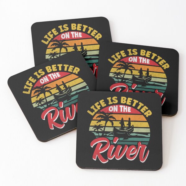 Item preview, Life Is Better On The River designed and sold by CORJIDOG-ART.