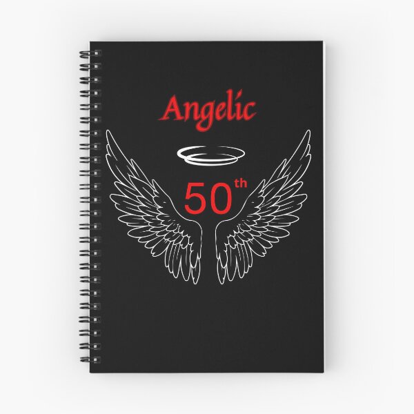 Item preview, Angelic 50th it's a great T-shirt idea for a birthday girl designed and sold by Magrosa.