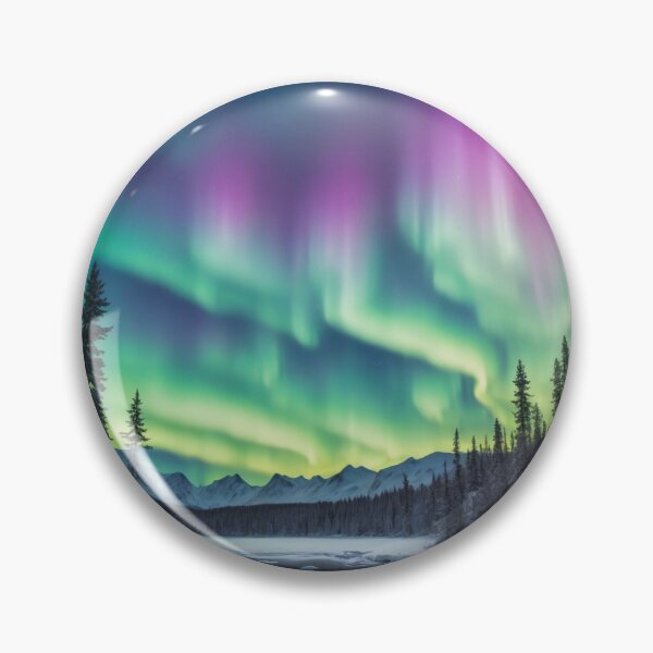 Item preview, Northern Lights Symphony: A Breathtaking Snowy Landscape designed and sold by RedArtG09.