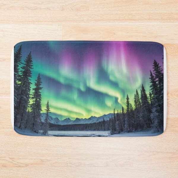 Item preview, Northern Lights Symphony: A Breathtaking Snowy Landscape designed and sold by RedArtG09.