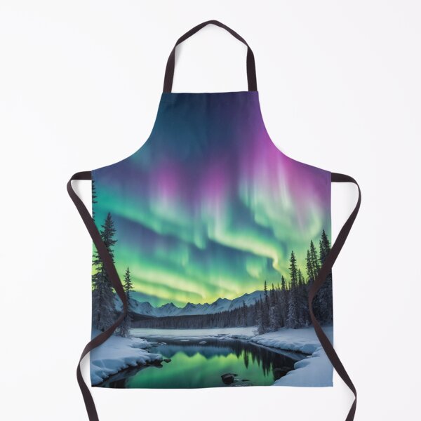 Item preview, Northern Lights Symphony: A Breathtaking Snowy Landscape designed and sold by RedArtG09.