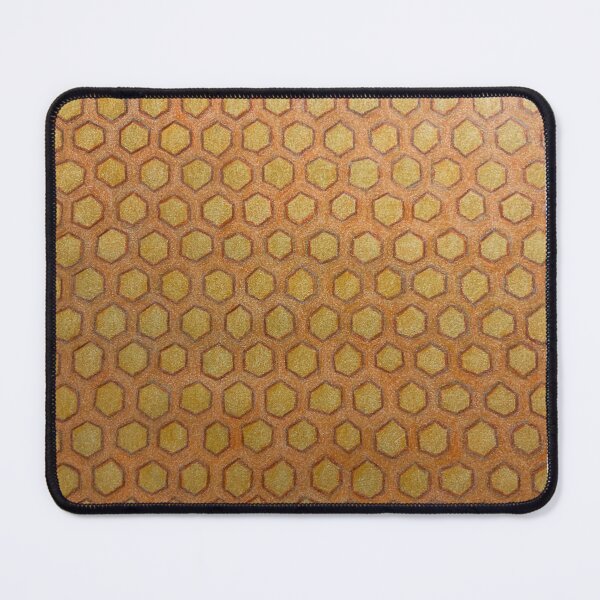 Item preview, Yellow Hexagon Pattern  designed and sold by ArtReaching.