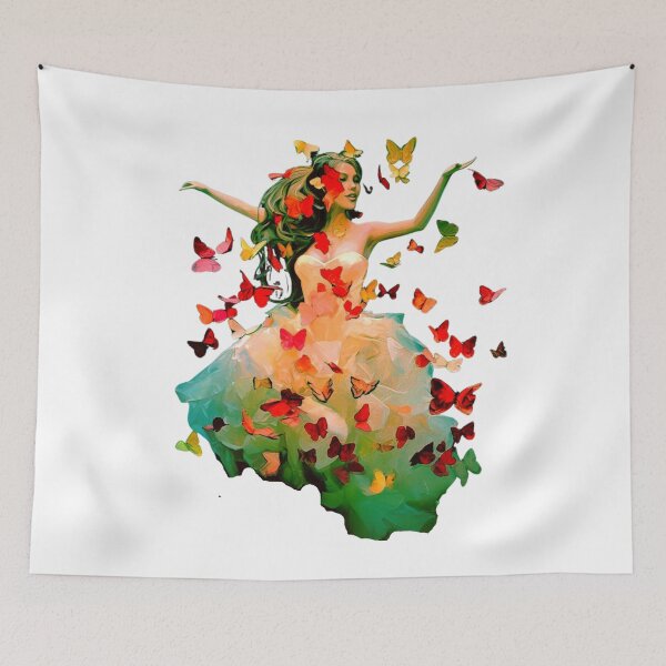 Item preview, Ballerina dancing with butterflies. designed and sold by Zofia Sosnecka.