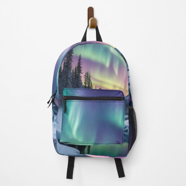 Item preview, Aurora Majesty: Enchanting Snowscape under the Starry Night Sky designed and sold by RedArtG09.