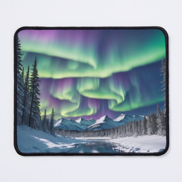 Item preview, Arctic Dreams: Snow-Covered Silence Amidst a Dazzling Light Show designed and sold by RedArtG09.
