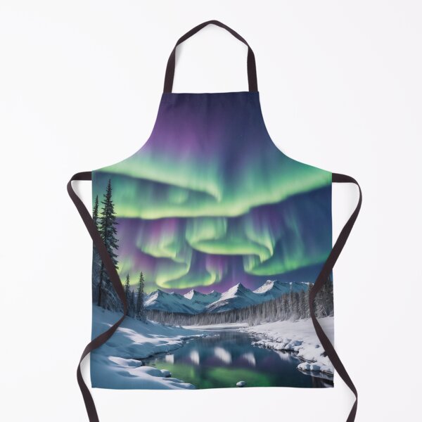 Item preview, Arctic Dreams: Snow-Covered Silence Amidst a Dazzling Light Show designed and sold by RedArtG09.
