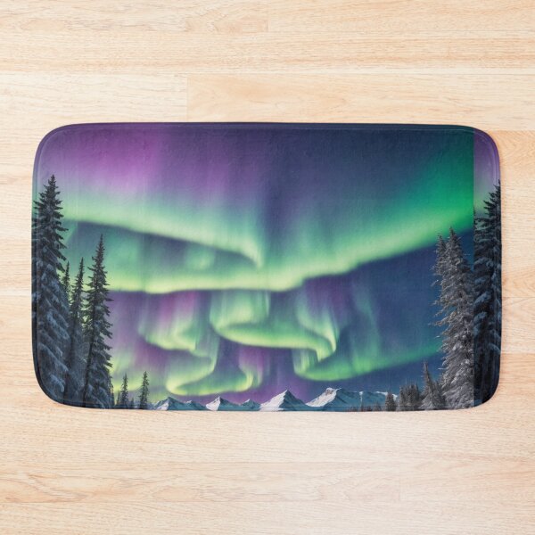 Item preview, Arctic Dreams: Snow-Covered Silence Amidst a Dazzling Light Show designed and sold by RedArtG09.