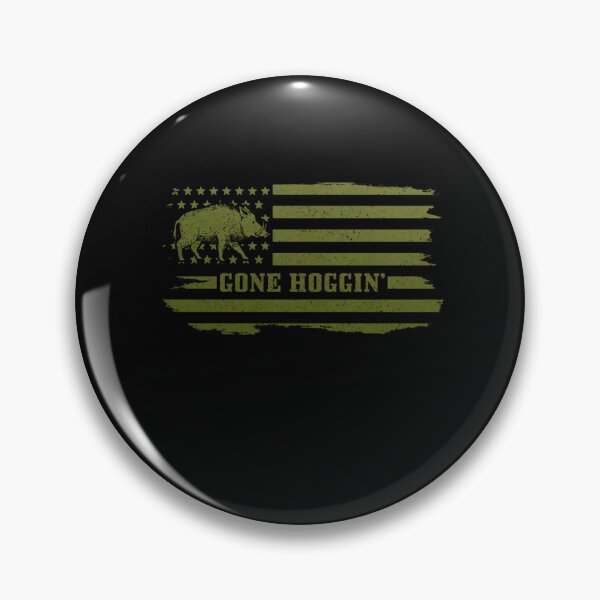 Item preview, Hog Hunting US Flag Wild Pig Patriotic Boar Hunter Vintage designed and sold by taaddison50.