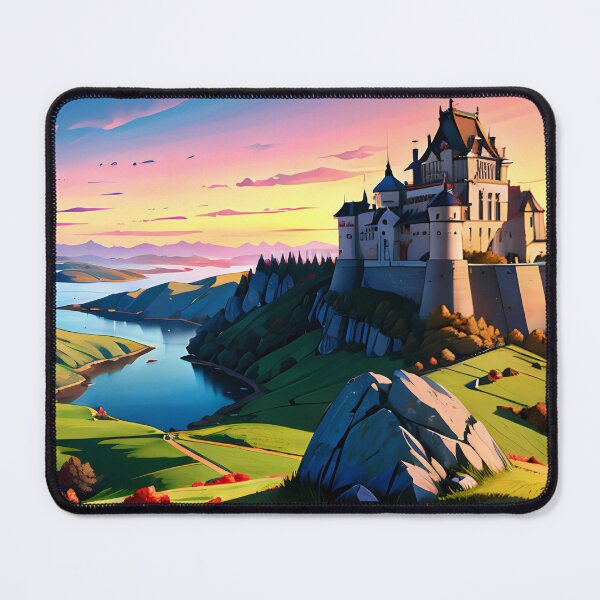 Item preview, Castle Stretches out to the setting sun! designed and sold by ZipperDragon88.