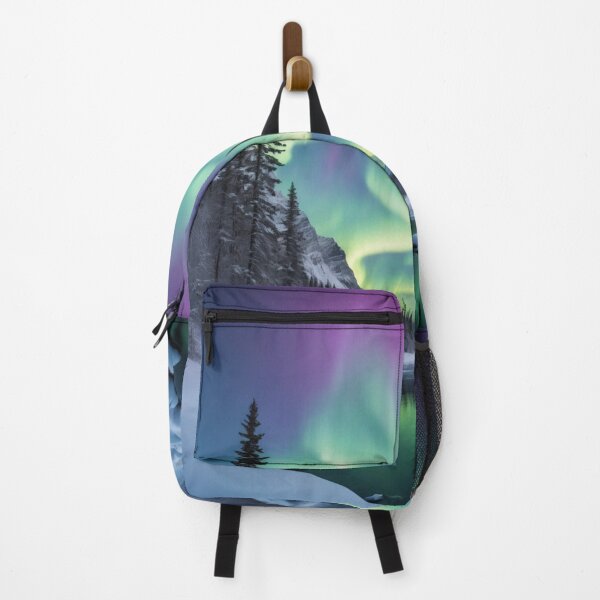 Item preview, Starry Serenity: A Majestic Winter Wonderland Illuminated by the Northern Lights designed and sold by RedArtG09.