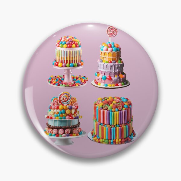 Artikelvorschau, Sweet Delights – bunte Kuchenkollektion entworfen und verkauft von JenovasGifts.
