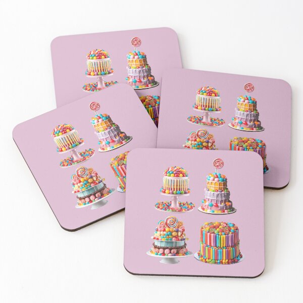 Item preview, Sweet Delights - colección de pasteles coloridos designed and sold by JenovasGifts.