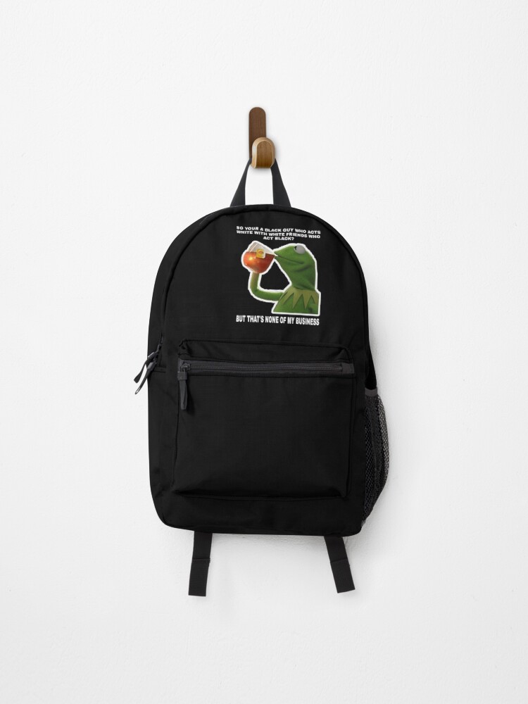 Thumbnail 1 of 3, Backpack, Kermit memes  designed and sold by Refined-Raiment.