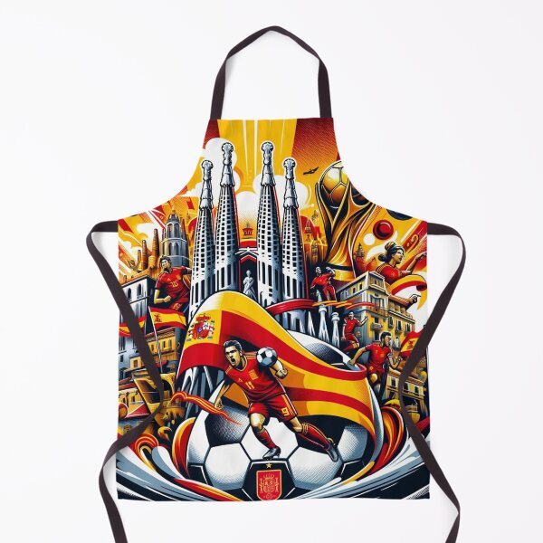 Item preview, Spanish Soccer Football Artwork designed and sold by ArtfulMiller.