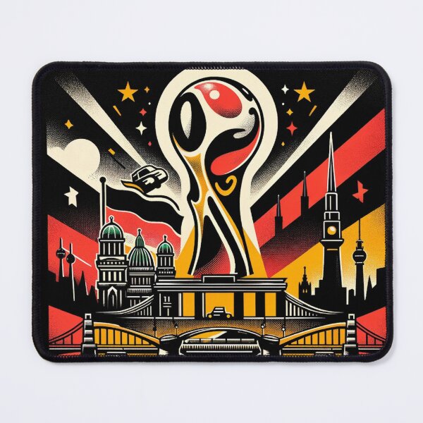 Item preview, German Football Soccer Artwork designed and sold by ArtfulMiller.