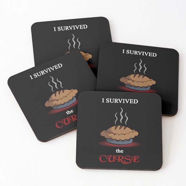 Item preview, I survived the Curse - Pastries (white font) designed and sold by AtelierRillian.