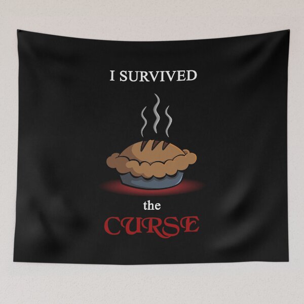 Item preview, I survived the Curse - Pastries (white font) designed and sold by AtelierRillian.