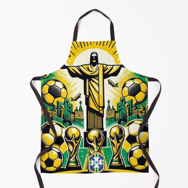 Item preview, Brazil Football Soccer Artwork designed and sold by ArtfulMiller.