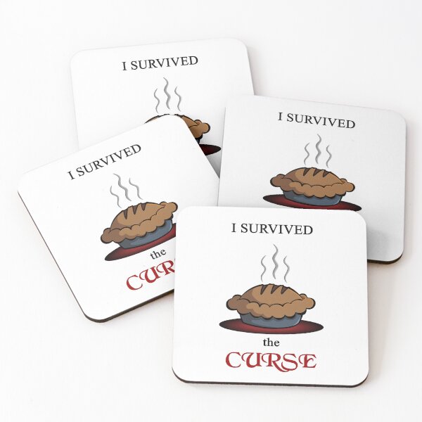 Item preview, I survived the Curse - Pastries (black font) designed and sold by AtelierRillian.
