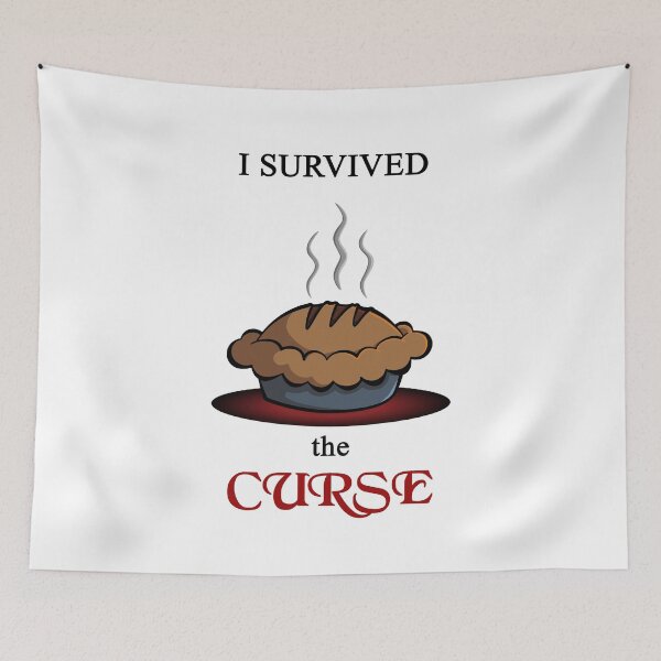 Item preview, I survived the Curse - Pastries (black font) designed and sold by AtelierRillian.