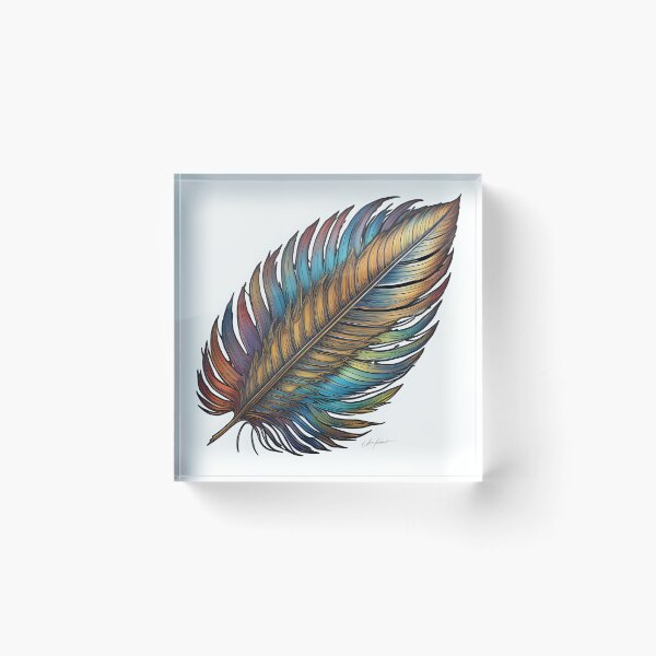 Item preview, Colorful feather designed and sold by greygoul.