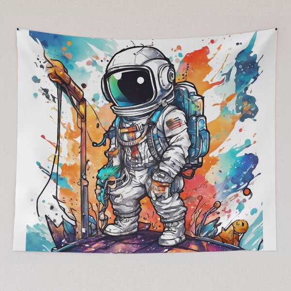 Item preview, Space Tag: Graffiti Astronaut(1) designed and sold by CoolEnthusias.