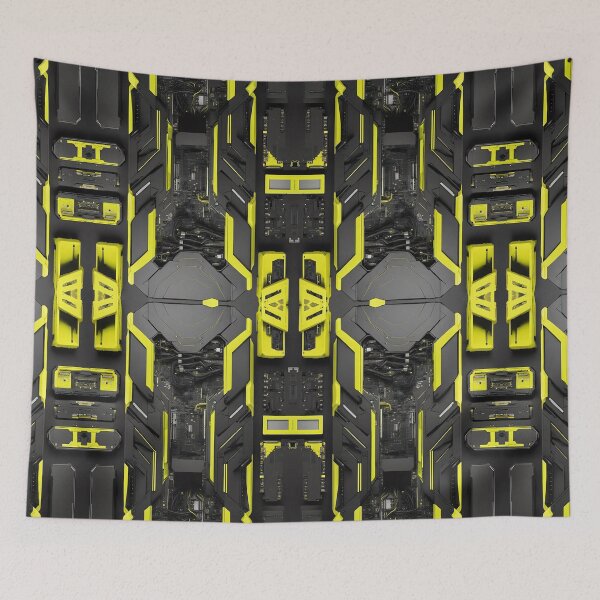 Item preview, Cybernetics - Black and Yellow - 09 designed and sold by Mystic-Images.