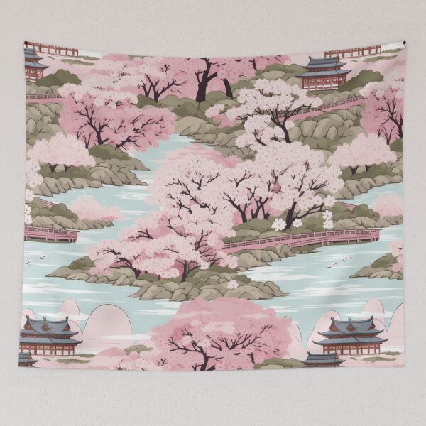Aperçu de l'œuvre fleur de cerisier hanami créée et vendue par M9-Linght.