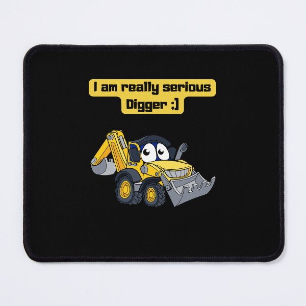 Item preview, I am really serious digger it's a great T-shirt idea for digger operators designed and sold by Magrosa.