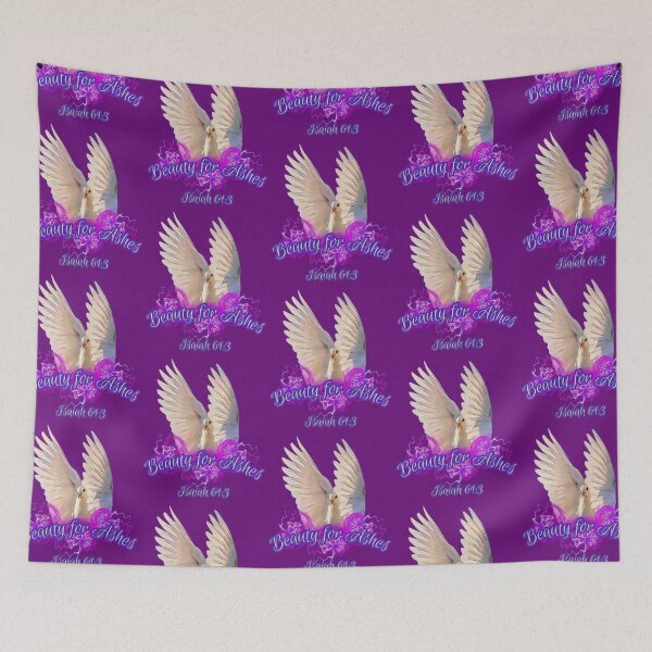 Item preview,  Beauty for Ashes (white/dove) designed and sold by Tripp Art Studio.