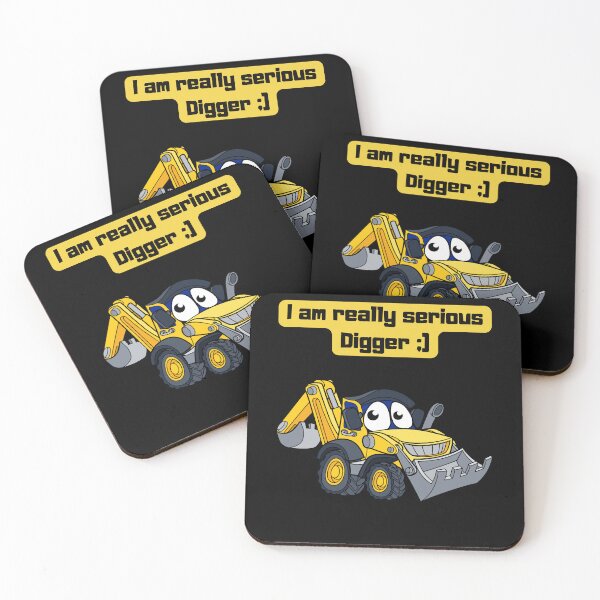 Item preview, I am really serious digger it's a great T-shirt idea for digger operators designed and sold by Magrosa.