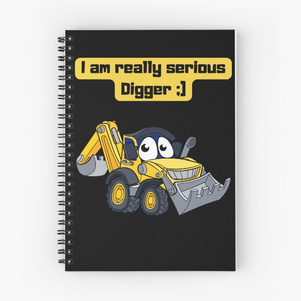 Item preview, I am really serious digger it's a great T-shirt idea for digger operators designed and sold by Magrosa.