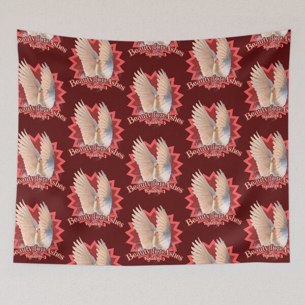 Item preview,  Beauty for Ashes (white/dove) designed and sold by Tripp Art Studio.