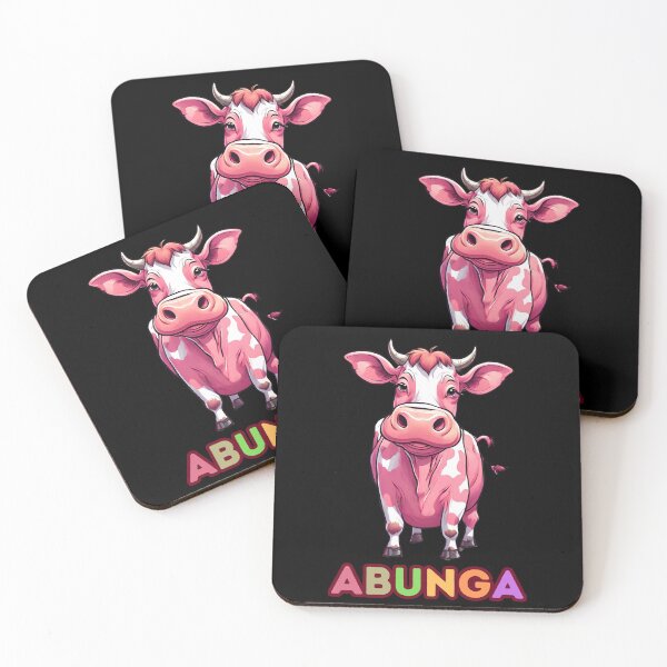 Aperçu de l'œuvre Vache rose-abunga ! créée et vendue par mftees.