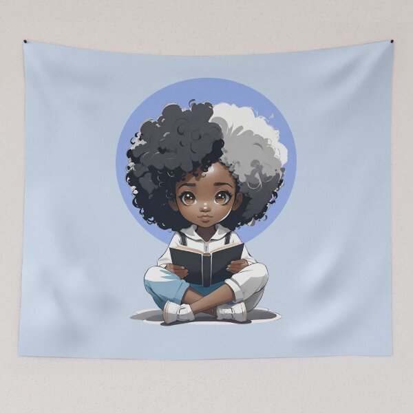 Item preview, Black Reading Girl designed and sold by VoniBlue.
