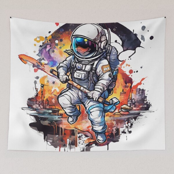 Item preview, Space Tag: Graffiti Astronaut(2) designed and sold by CoolEnthusias.
