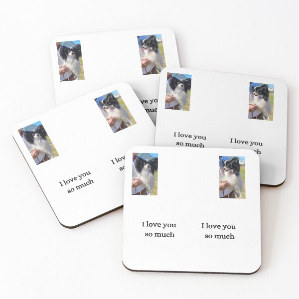 Item preview, I love you so much - Embrace the Puppy Love designed and sold by Debsgiftware Ward.