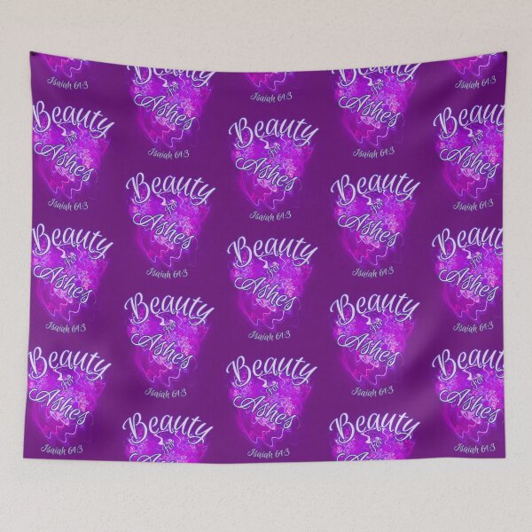 Item preview,  Beauty for Ashes (purple splash) designed and sold by Tripp Art Studio.