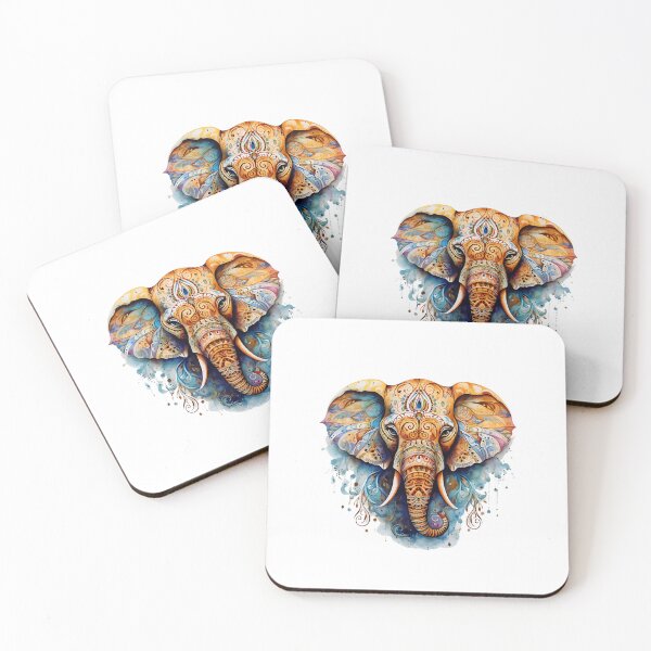 Item preview, Yogic Animal Meditation Spectrum - Radiant Mandala Art with Watercolor Wildlife designed and sold by Silver Medal.