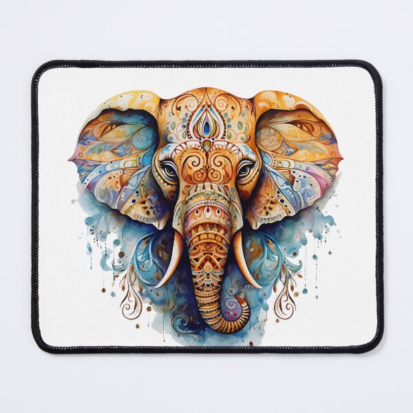 Item preview, Yogic Animal Meditation Spectrum - Radiant Mandala Art with Watercolor Wildlife designed and sold by Silver Medal.