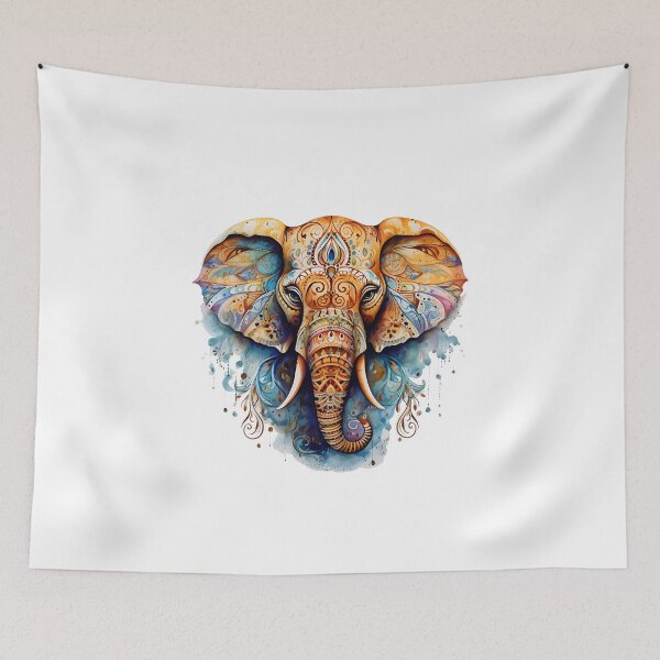 Item preview, Yogic Animal Meditation Spectrum - Radiant Mandala Art with Watercolor Wildlife designed and sold by Silver Medal.