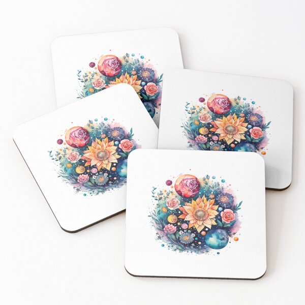 Artikelvorschau, Inner Peace Menagerie Mandala – Eine Fusion aus Yoga-Posen und Aquarellfauna entworfen und verkauft von Silver Medal.